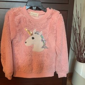 Fuzzy Unicorn Sweater | Poshmark